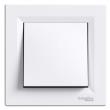 EPH0500121 Вимикач 1кл. перехресний, білий, з рамкою, ASFORA, Schneider Electric