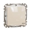 SDD212101 Вимикач 1кл., IP44, бежевий, Sedna Design, Schneider Electric