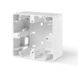 Коробка для накладного монтажу одинарна, біла, VF-BNMB1-W, BINERA, VIDEX