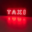 Неонова вивіска "TAXI", таксі, червона, 300х130мм
