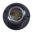 s9100018 Патрон Е27, бакелітовий, чорний, зміщений, e.lamp socket wall skew.E27.bk.black, E.Next