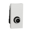 NU346118 Розетка TV, 1 модуль, біла, New Unica, Schneider Electric
