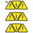 s053305 Самоклеюча наліпка "Блискавка" e.sticker.lightning.130 (130х130х130мм) 8 шт/аркуш Enext