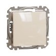 SDD112101 Вимикач 1кл., бежевий, Sedna Design, Schneider Electric