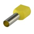 A0060120011 Ізольований наконечник втулковий на 2 проводи АСКО TE 6.0-14 жовтий (уп./100шт.)