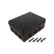 S-BOX 506C Розподільча коробка зовнішня 240х190х90мм, IP55, чорна, Pawbol